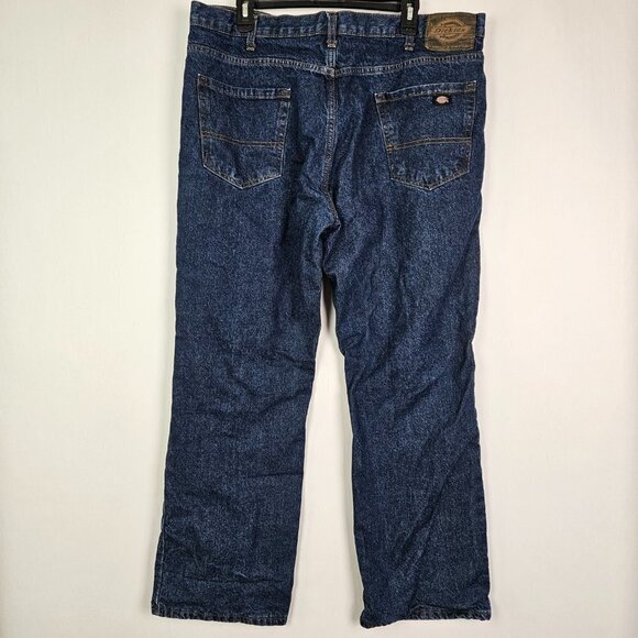Dickies Relaxed 100% Cotton Flannel Lined Jean 38x30 - Picture 5 of 11